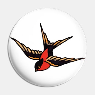 Winter Bird Pin