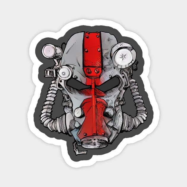 Wasteland Power Outriders Magnet by paintchips