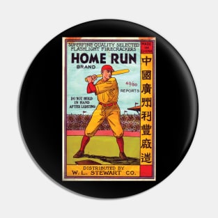 VINTAGE FIRECRACKER HOME RUN Pin