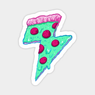 Thunder Neon Pizza Magnet