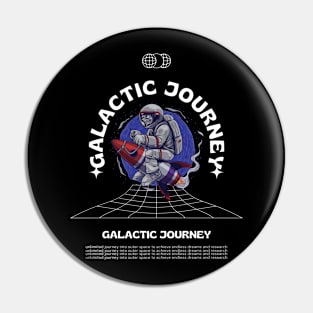 Galactic Journey t-shirt Pin