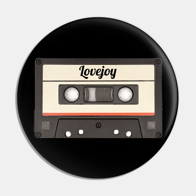 Lovejoy / Cassette Tape Style Pin by GengluStore