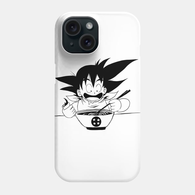 Goku Ramen Phone Case by Scullenary