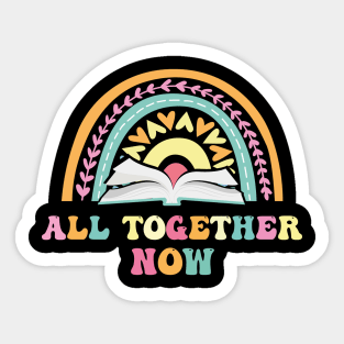 All Together Now Summer Reading Stickers for Sale