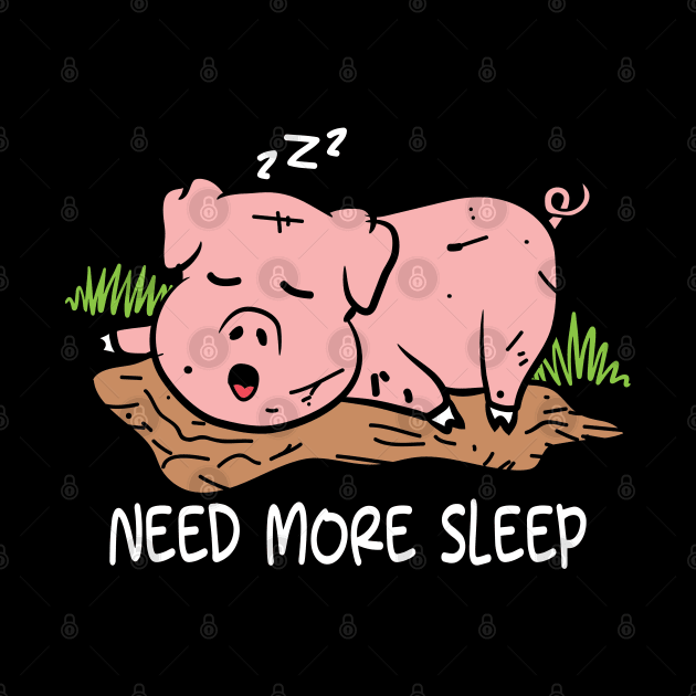 Need More Sleep - Pig by AngelBeez29