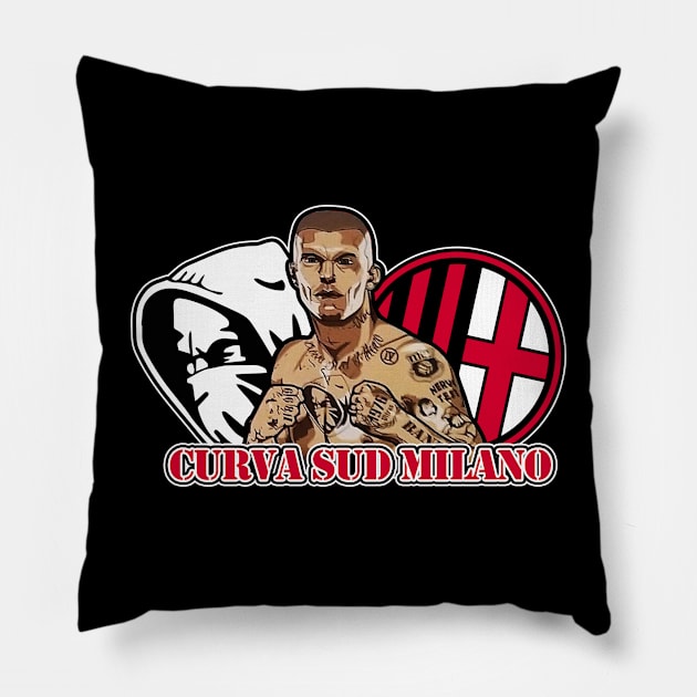 Curva sud milano Pillow by Stamp