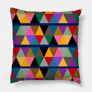 Geometric Bright Multi Colour Pattern Pillow