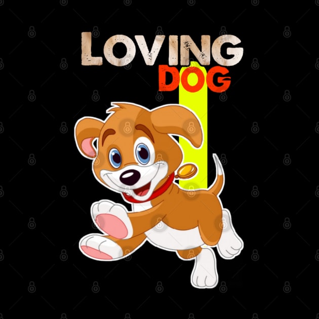 Loving Dog.Mug,Kids t-shirt, stickers, Hoodie, Men women by Farhan S