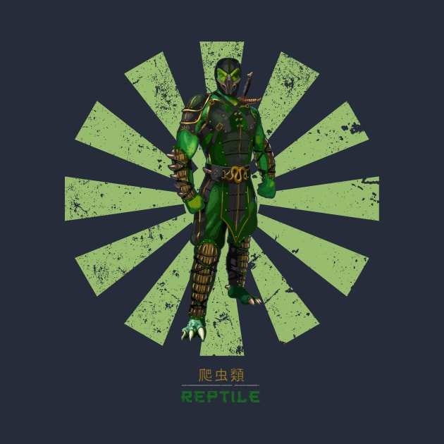 Reptile Retro Japanese Mortal Kombat by Nova5