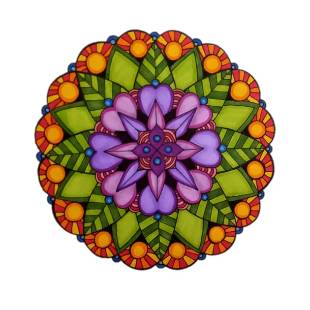 Sunrise Dew Mandala by AmeUmiShop