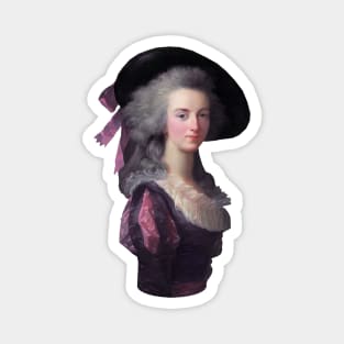 18th century French portrait Magnet