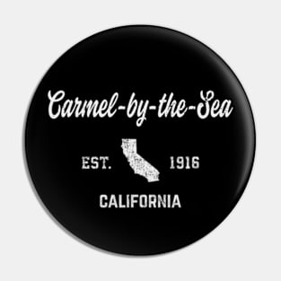 Carmel By The Sea California retro EST.1916 Pin