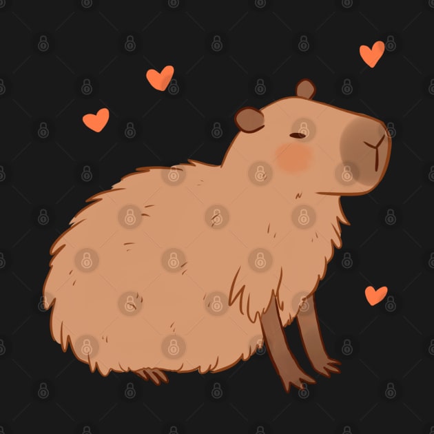 Cute capybara illustration by Yarafantasyart