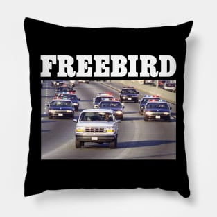 White Bronco O.J. Simpson Pillow