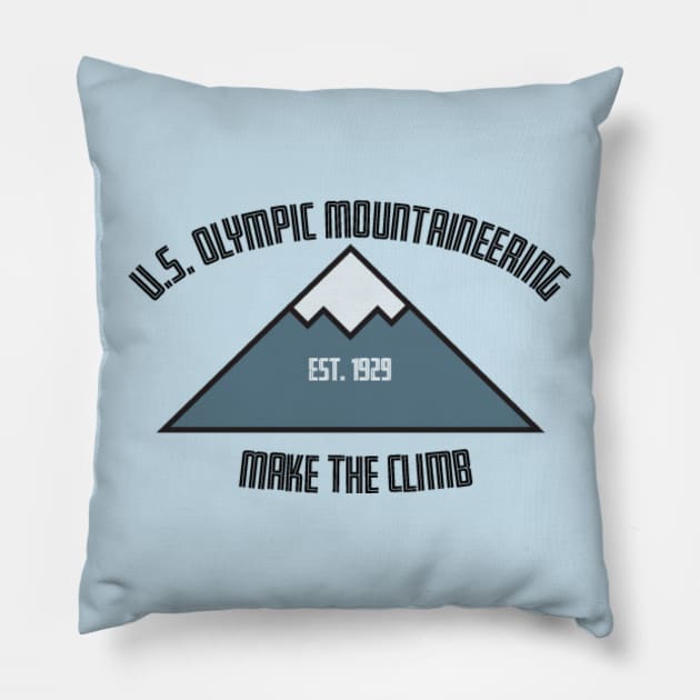 Olympic Mountaineer Pillow by theist