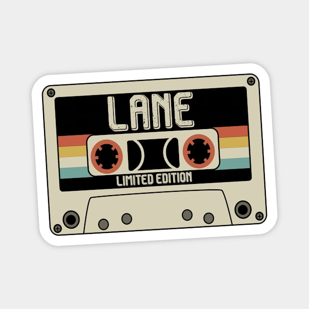 Lane - Limited Edition - Vintage Style Magnet by Debbie Art