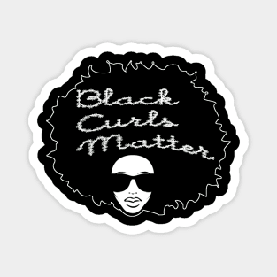 BLACK CURLS MATTER by AfreeKA -2 Magnet