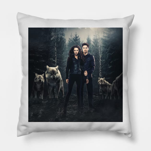 Twilight Edward Romance Fantasy Films Series Pillow by Stephensb Dominikn