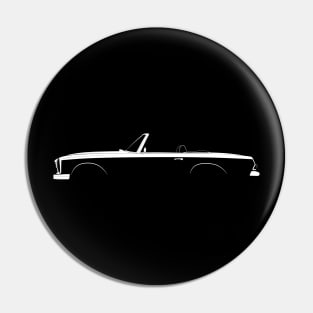 Mercedes-Benz SL Roadster (W113) Silhouette Pin