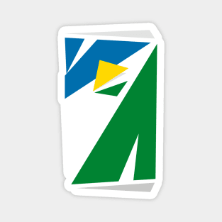 Item S3 of 30 (Sprite Abstract Study) Magnet