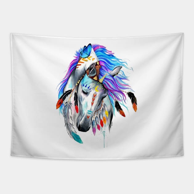 fantasy horse Tapestry by The Pharaohs