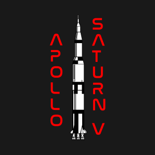 Apollo Saturn V Moon Rocket T-Shirt