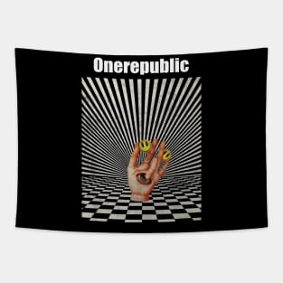 Illuminati Hand Of onerepublic Tapestry