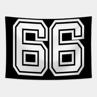 Number for 66 a sports team, group, or community T-Shirt Tapestry