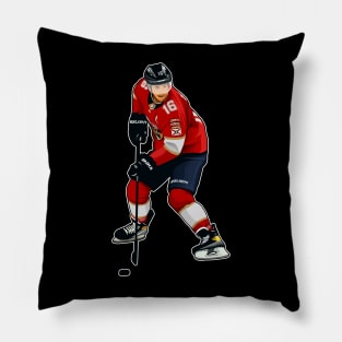 Alek Barkov #16 Puck Skates Pillow