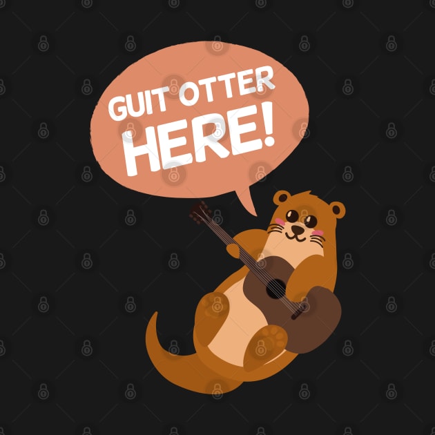 Otter Lover | Guitarist Gift Ideas | Funny Puns Jokes by Fluffy-Vectors