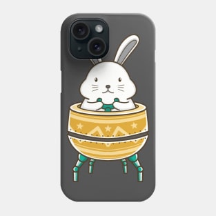 Bunny and Easter Egg Robot Phone Case