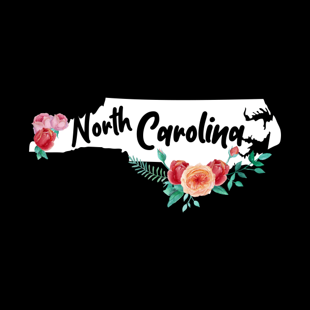 North Carolina Gift for Women and Girls by JKFDesigns