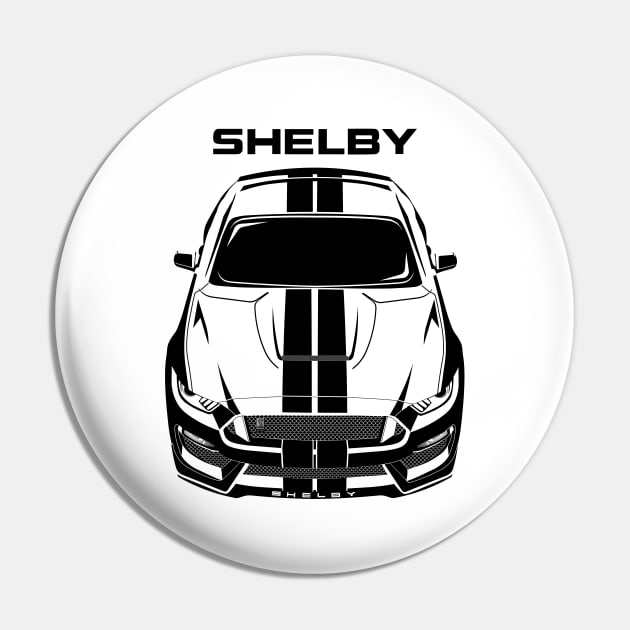 Ford Mustang Shelby GT350 2015 - 2020 - Black Stripes Pin by V8social