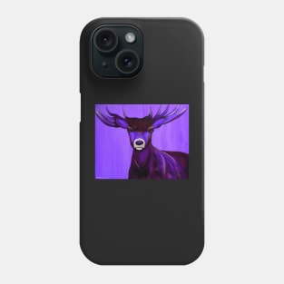 Vibrant ethereal purple stag buck deer cool Phone Case