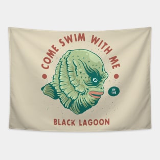 Creature from the Black Lagoon Vintage Monster Tapestry