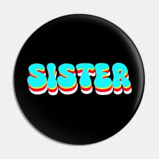 Beautiful retro sister Pin