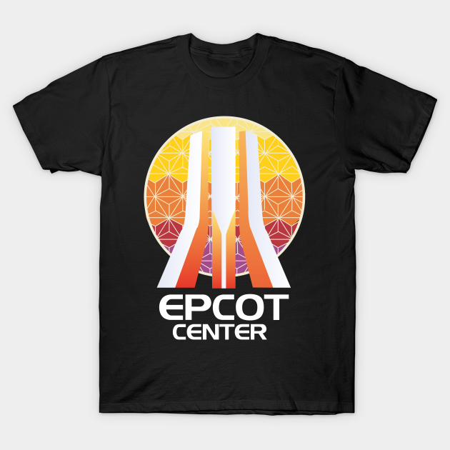 Discover Epcot Center Acrylic Fountain - Epcot Center - T-Shirt