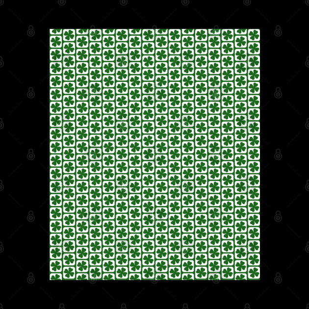 St. Patrick's Day Shamrocks Pattern by Sasyall