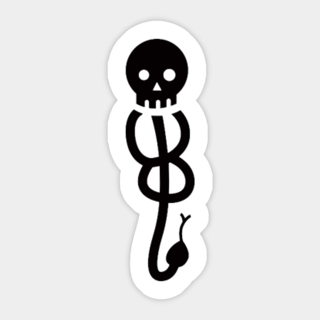 The Dark Mark (Death Eaters) from Harry Potter Harry Potter Sticker