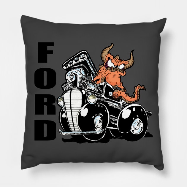 1939 Ford Truck Pillow by PhoneticTees