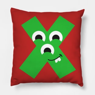 X Letter Pillow