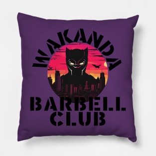 Wakanda Barbell Club Pillow