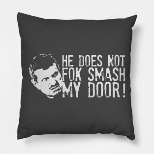 Funny Guenther Steiner F1 Fok Smash Design Pillow