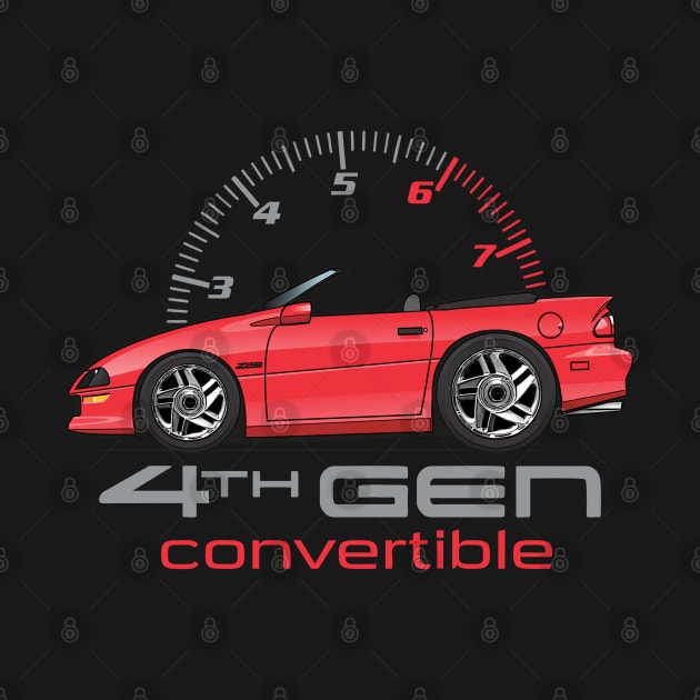 4th gen convertible-Red by ArtOnWheels