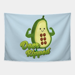 Over Ripped Avocado Tapestry