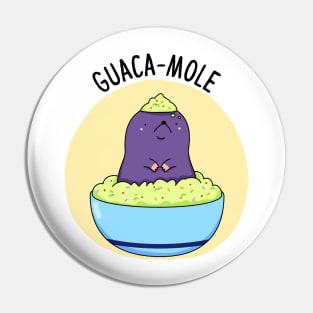 Guaca-Mole Cute Mole Pun Pin