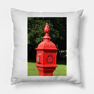 Historical fire alarm, Berlin, Germany, Europe Pillow