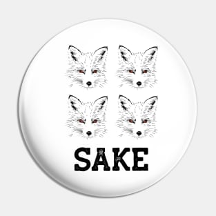 Four Fox Sake IV Pin