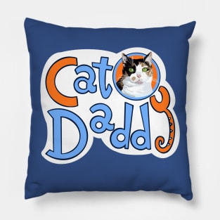 Calico Cat Daddy Pillow