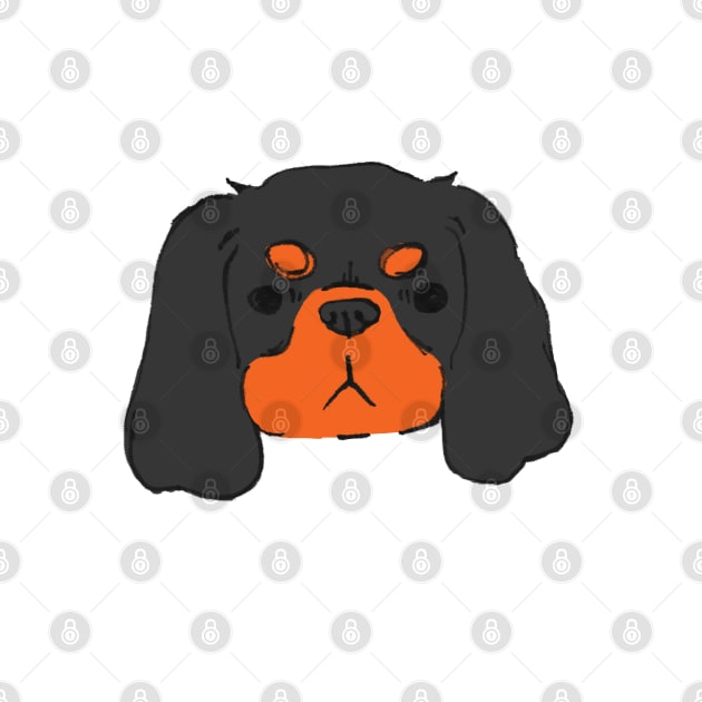 Cavalier King Charles Spaniel - Black and tan by jollyinu